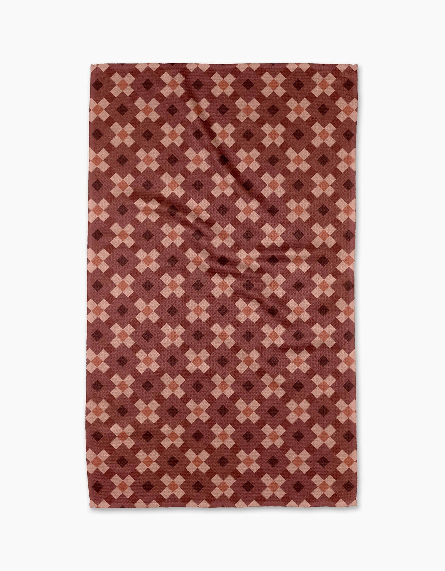 Geometry - Garnet Geo Tea Towel