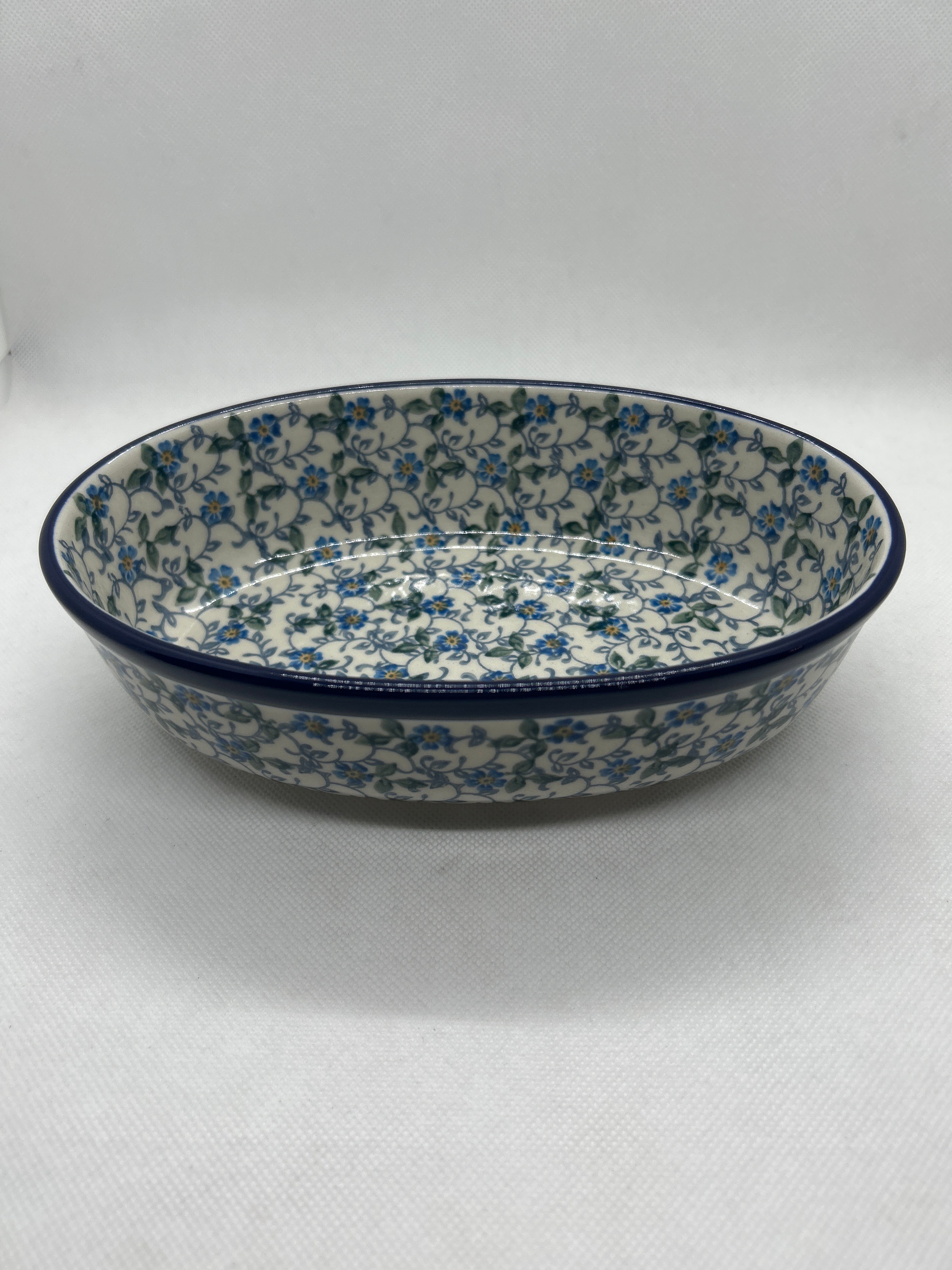 Sapphire Oval Baker 8"