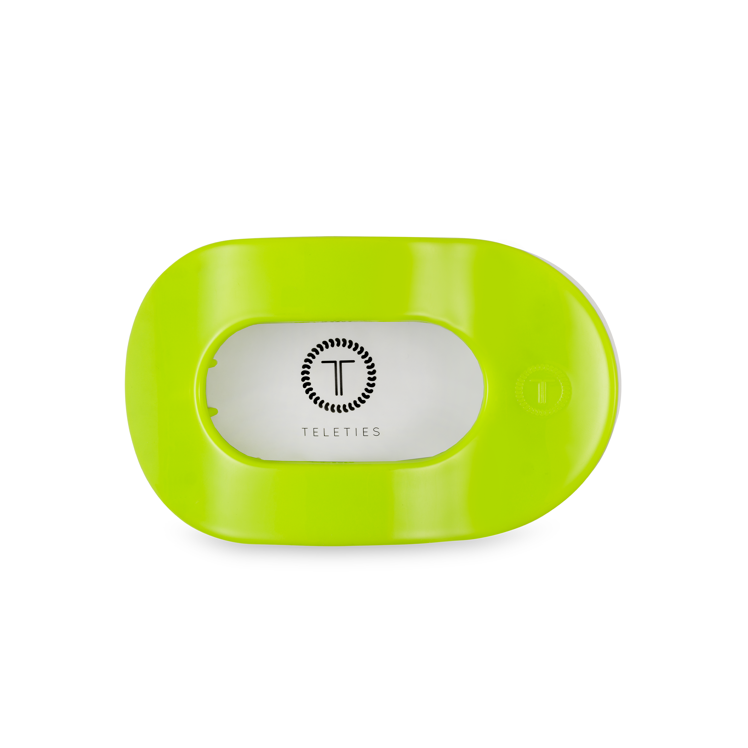 TELETIES - Flat Round Hair Clip | Medium | Summer Brights