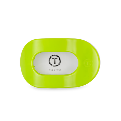 TELETIES - Flat Round Hair Clip | Medium | Summer Brights