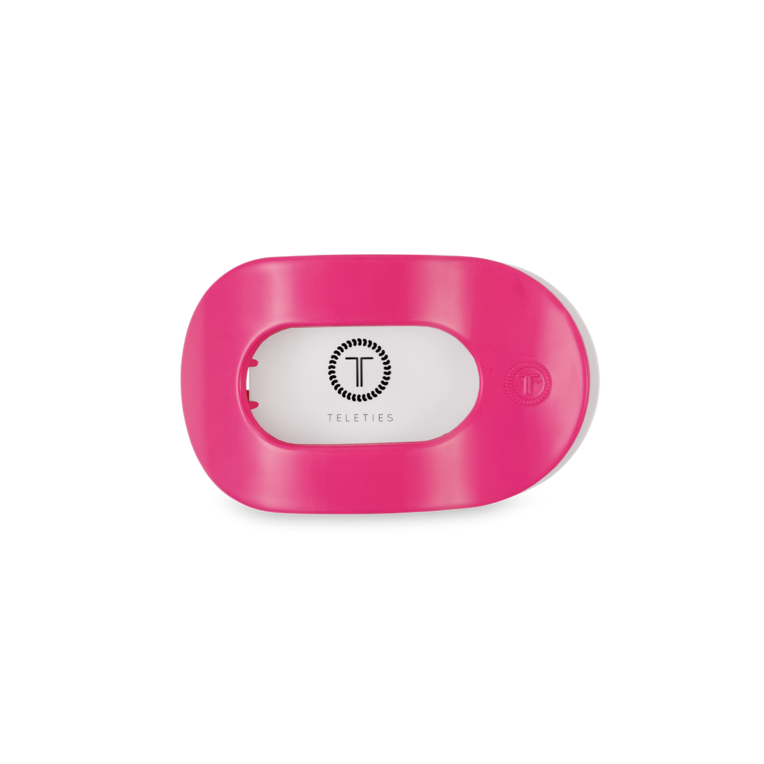 TELETIES - Flat Round Hair Clip | Small | Tropical Punch