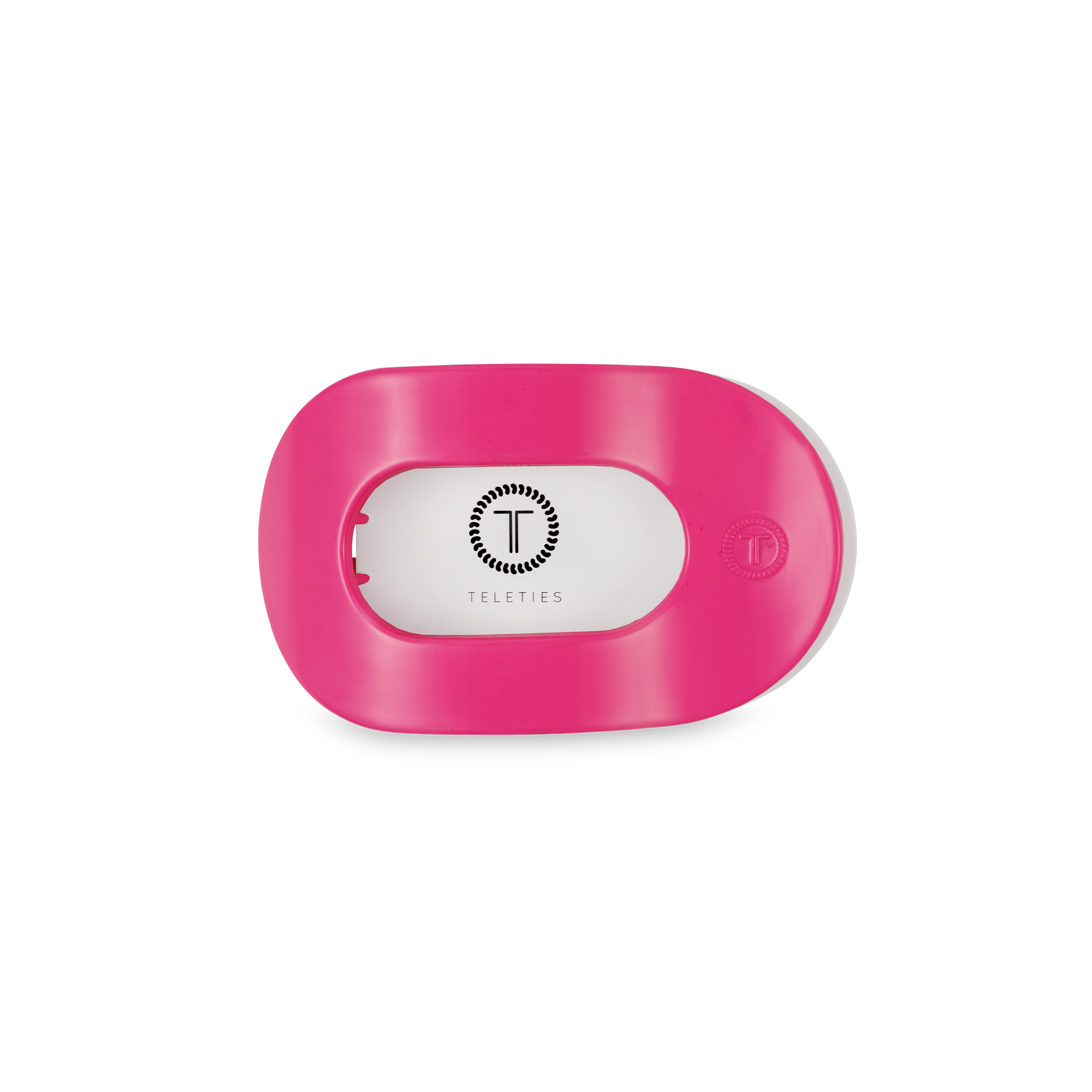 TELETIES - Flat Round Hair Clip | Small | Tropical Punch