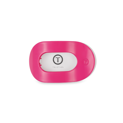 TELETIES - Flat Round Hair Clip | Small | Tropical Punch