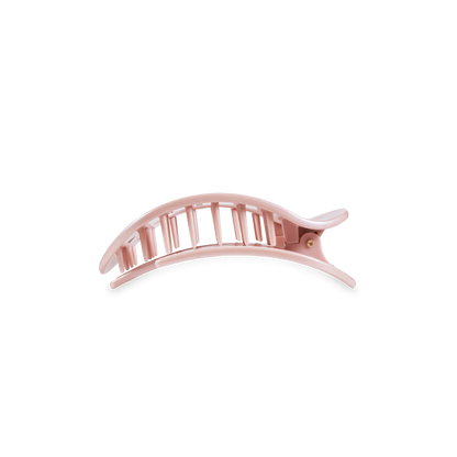 Round Flat Hair Clip | Small | Pearly Pink