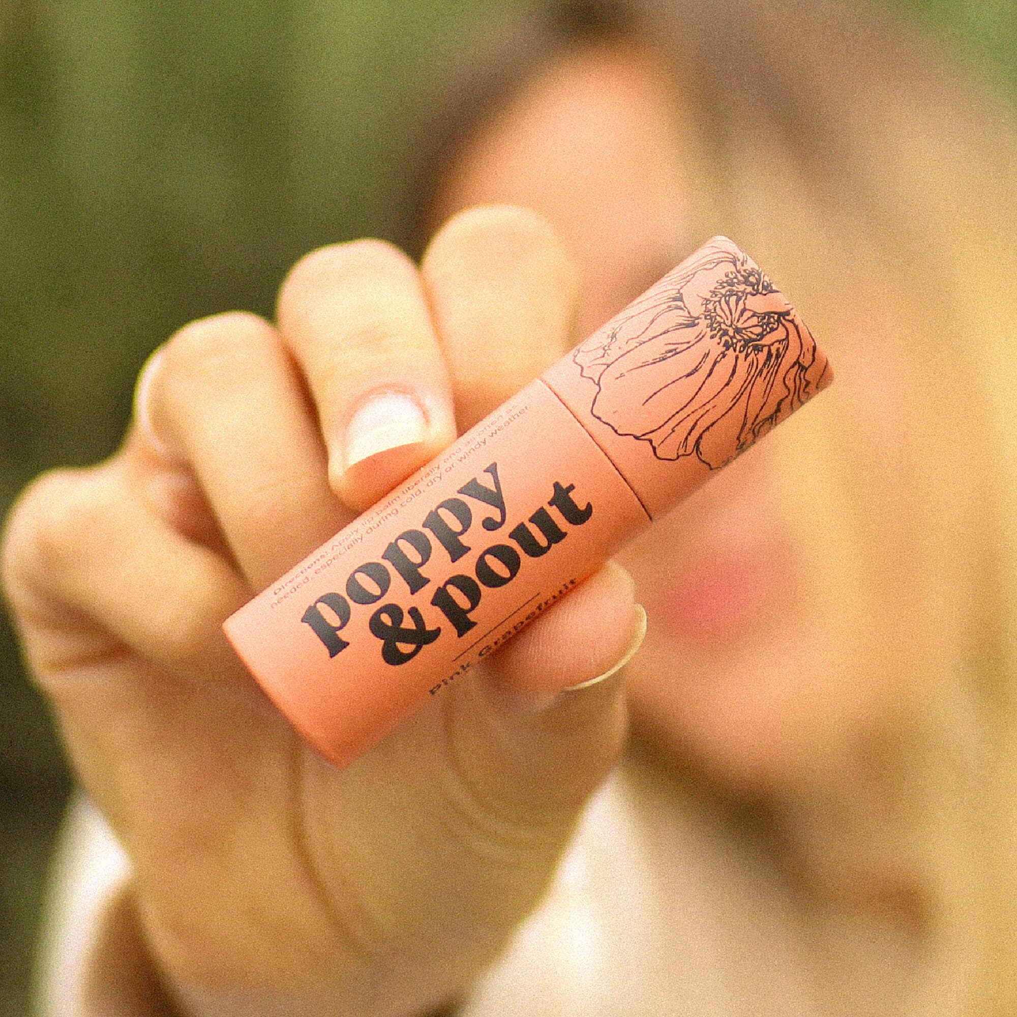 Poppy &amp; Pout - Lip Balm, Pink Grapefruit