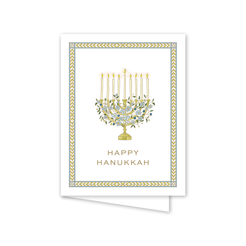 Dogwood Hill - Garden of Sharon Blue Menorah