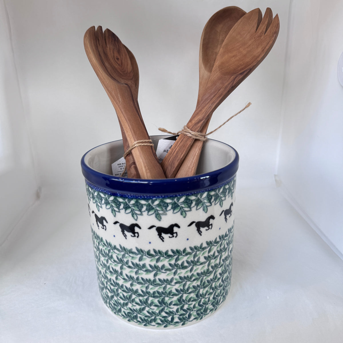 Black Beauty Utensil Holder 5.5"