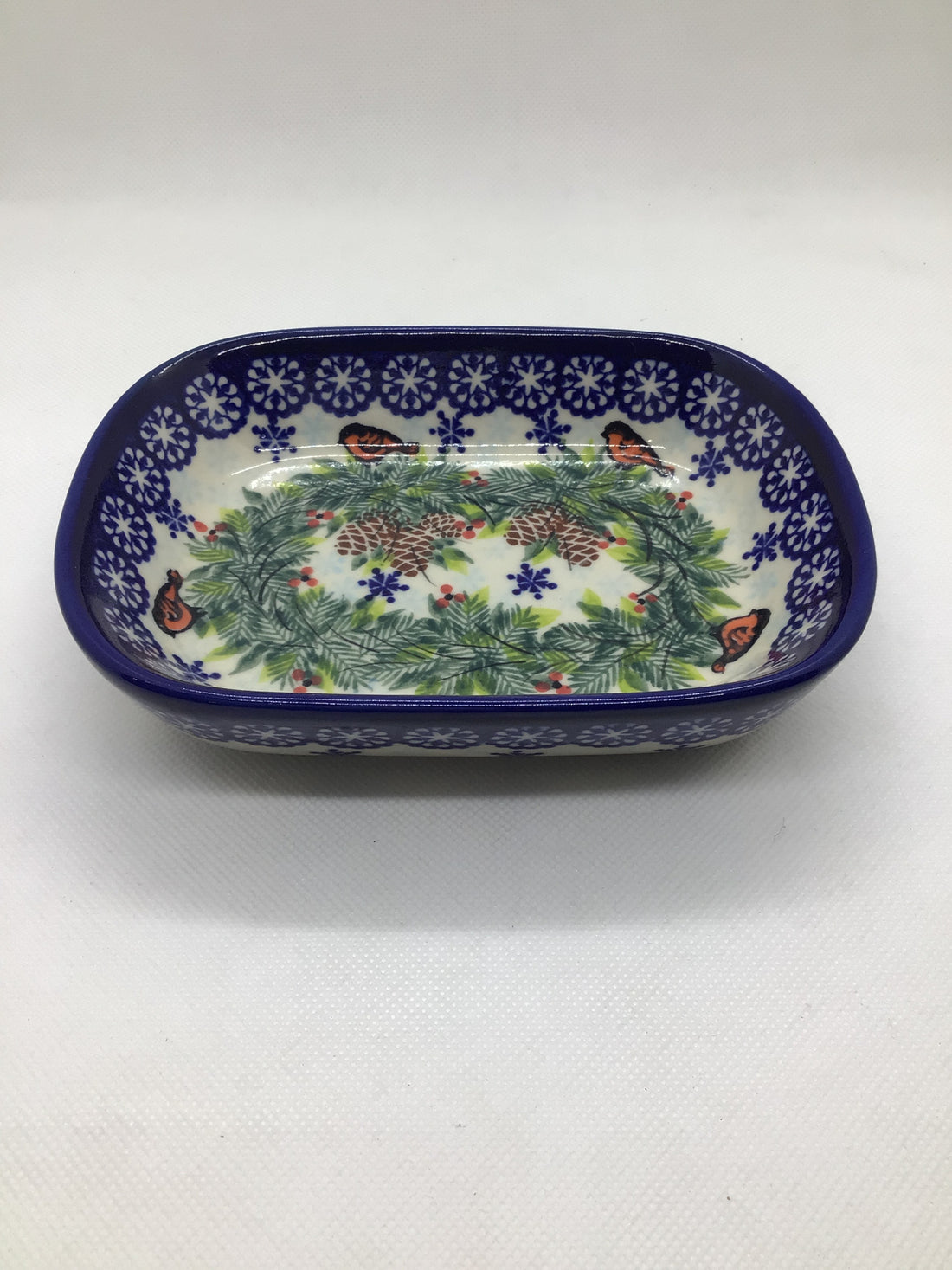 KALICH  Winter Cardinal Butter Tray