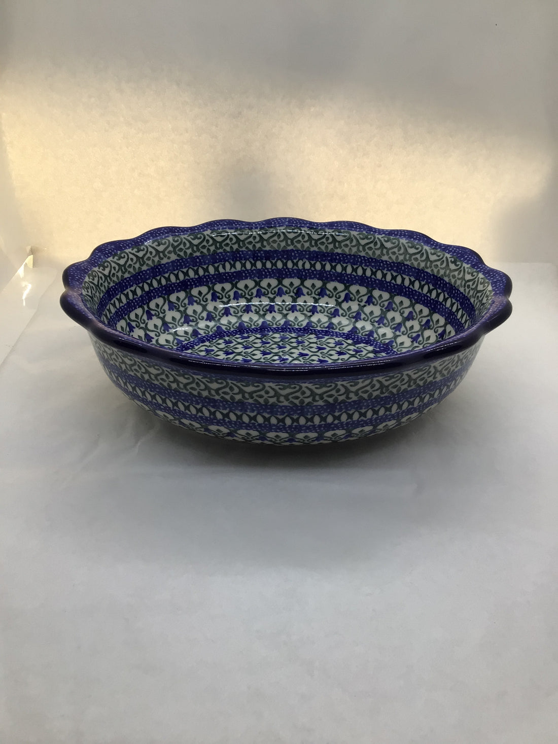 Tulip Trellis Fluted Oval Casserole