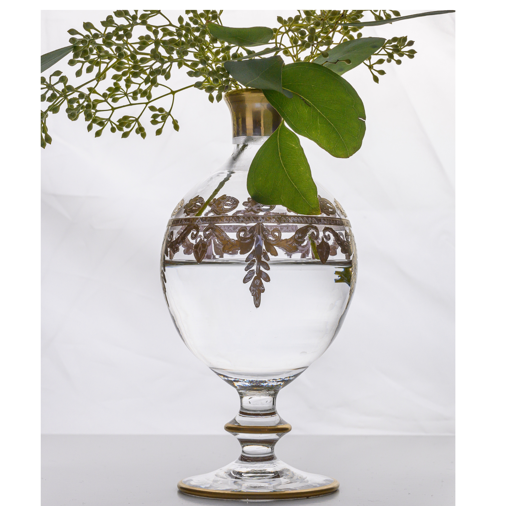 Vetro Platinum Bud Vase