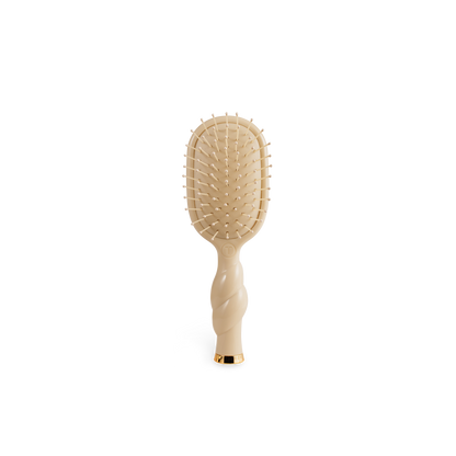 TELETIES - Mini Detangler Brush for Medium Hair - Tan