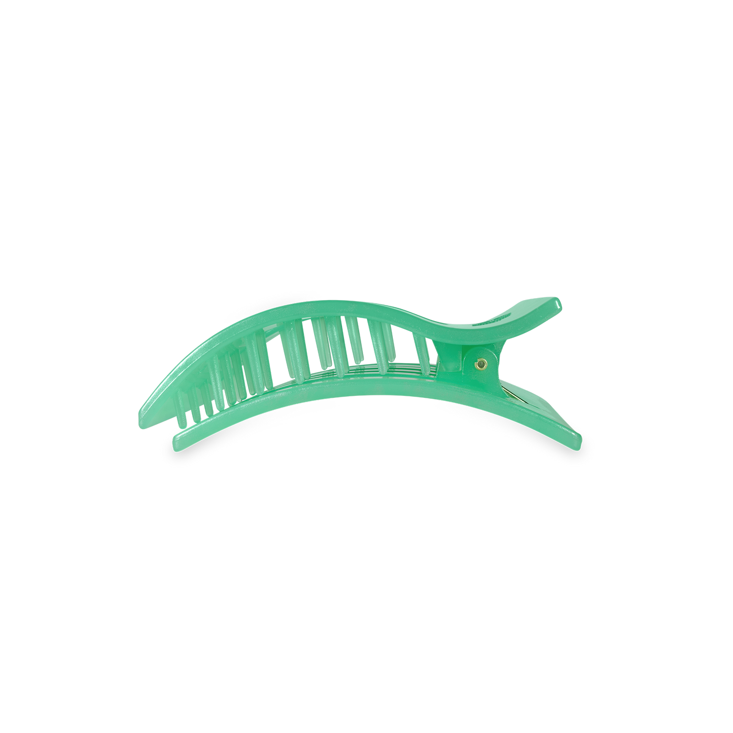 TELETIES - Flat Rectangle Hair Clip | Small | Spring Splash