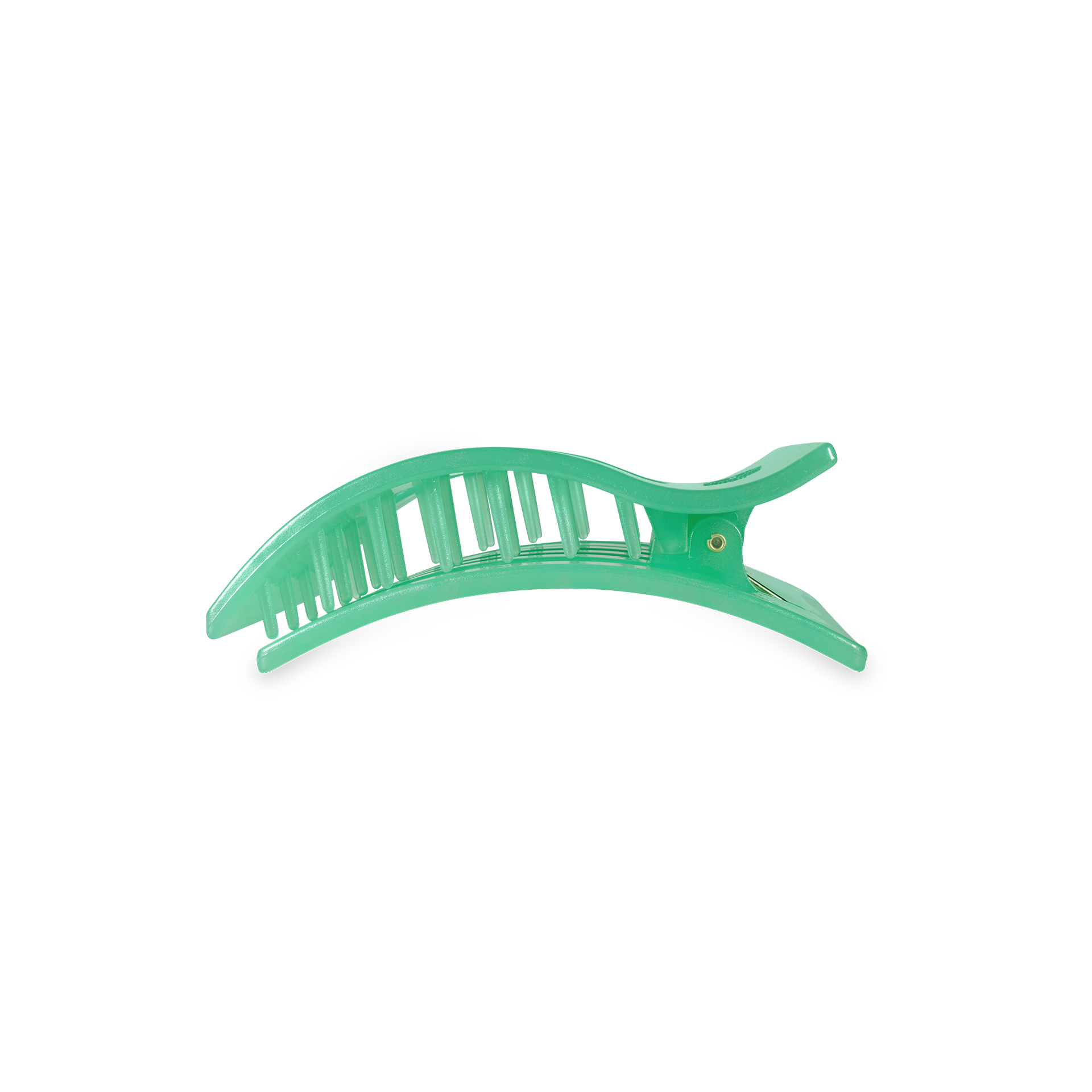 TELETIES - Flat Rectangle Hair Clip | Small | Spring Splash