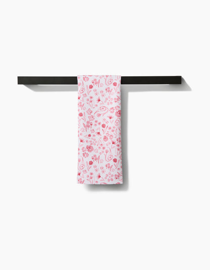 Water Floral Tea Towel