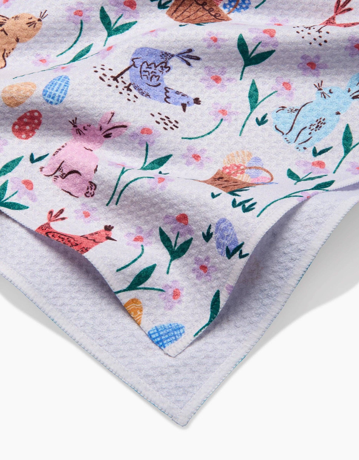 Spring Bunnies Tea Towel