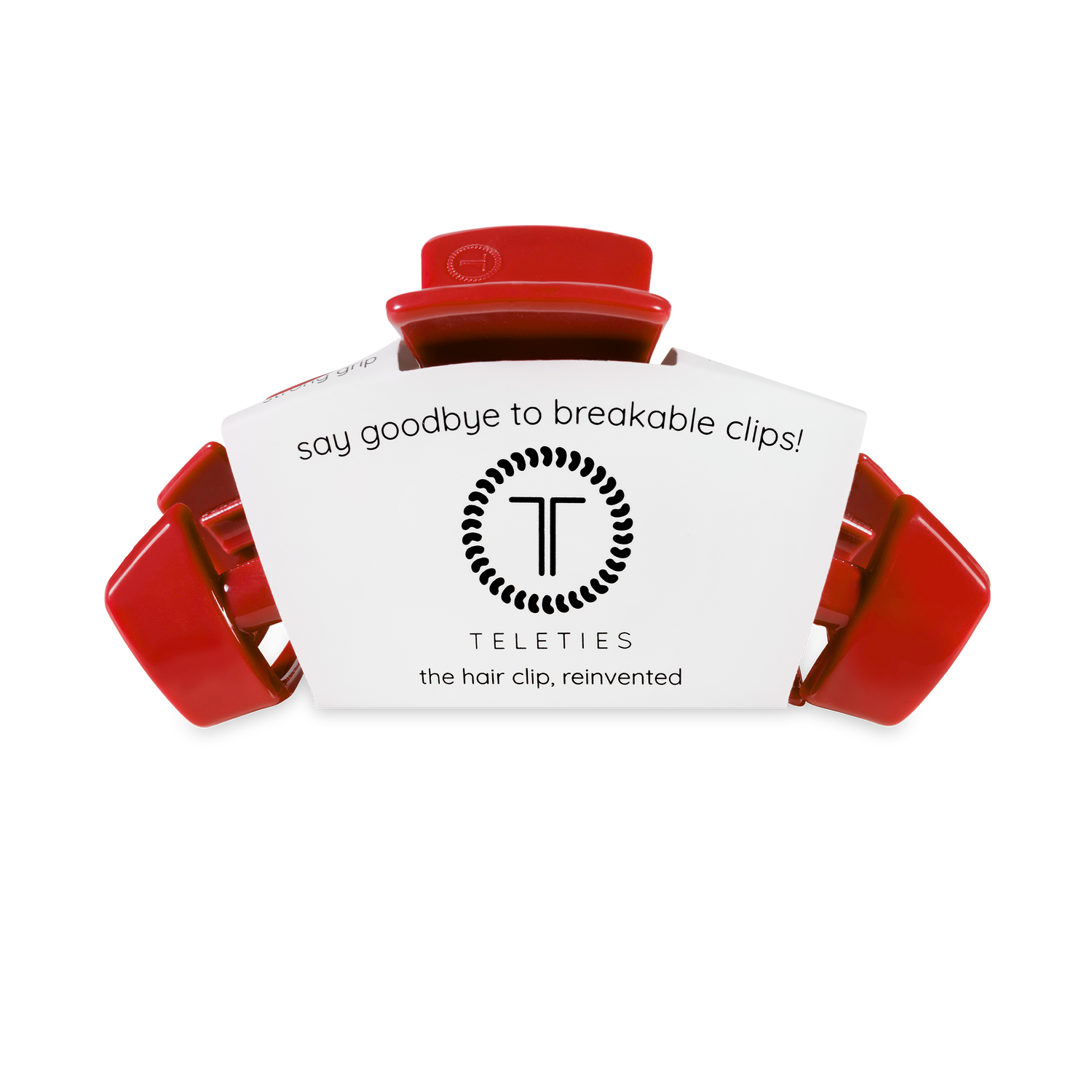 TELETIES - Classic Hair Clip | Medium | Red Carpet Ready