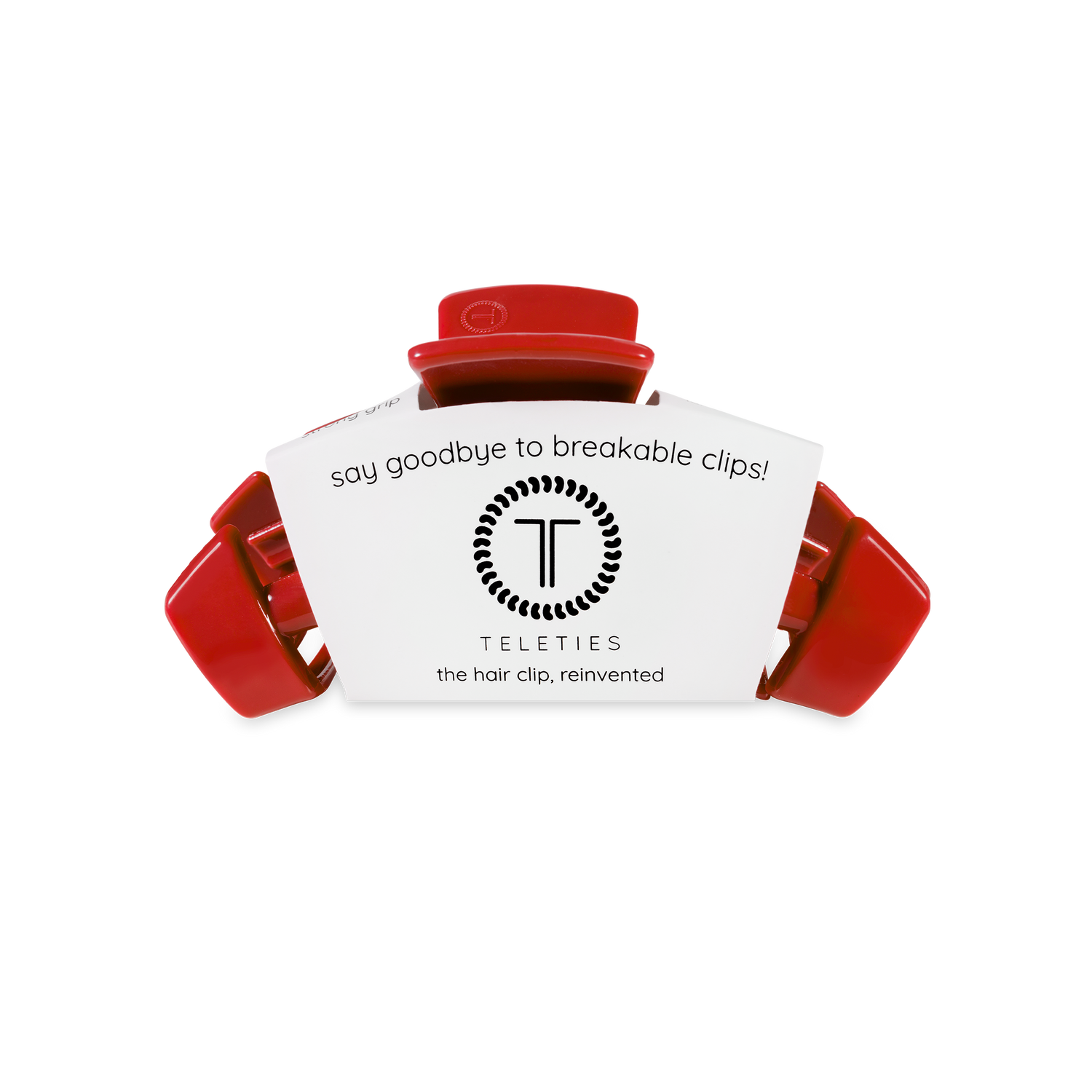 TELETIES - Classic Hair Clip | Small | Red Carpet Ready