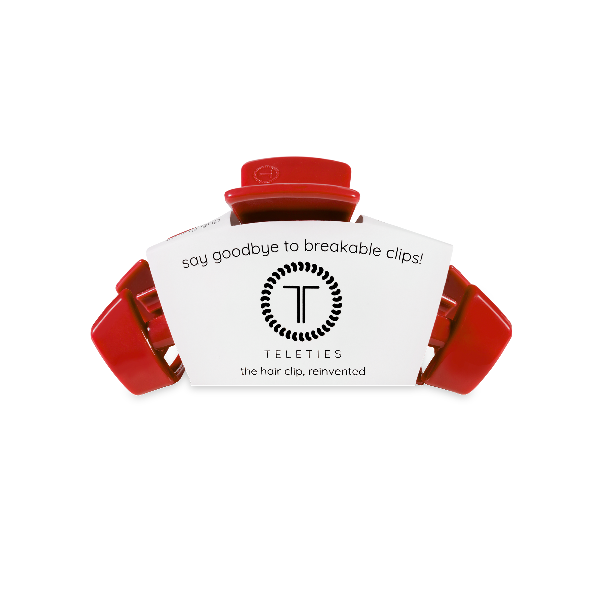 TELETIES - Classic Hair Clip | Small | Red Carpet Ready