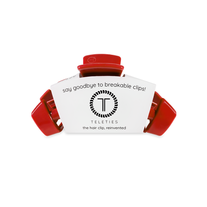 TELETIES - Classic Hair Clip | Small | Red Carpet Ready