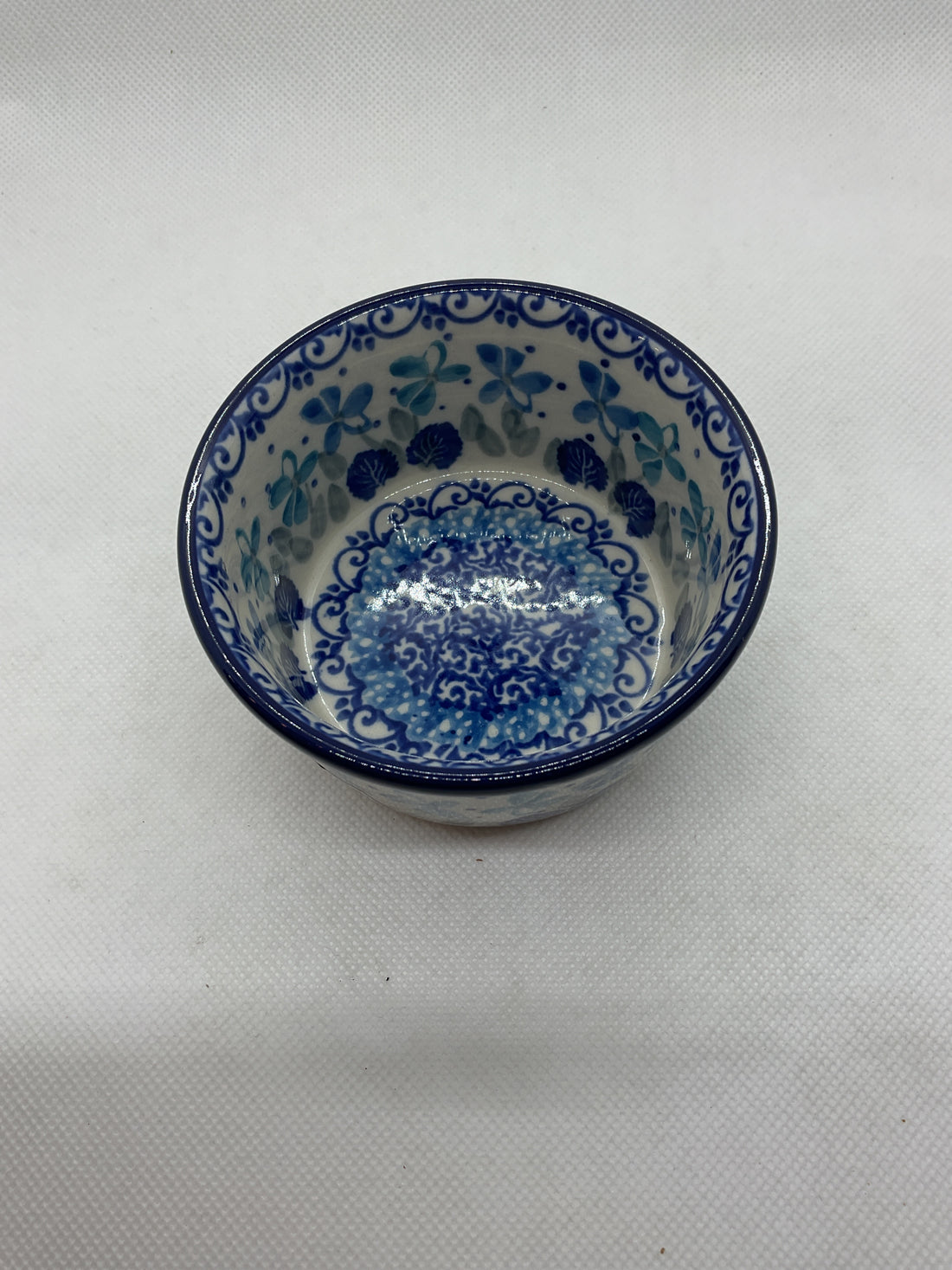 Blue Orchids Ramekin