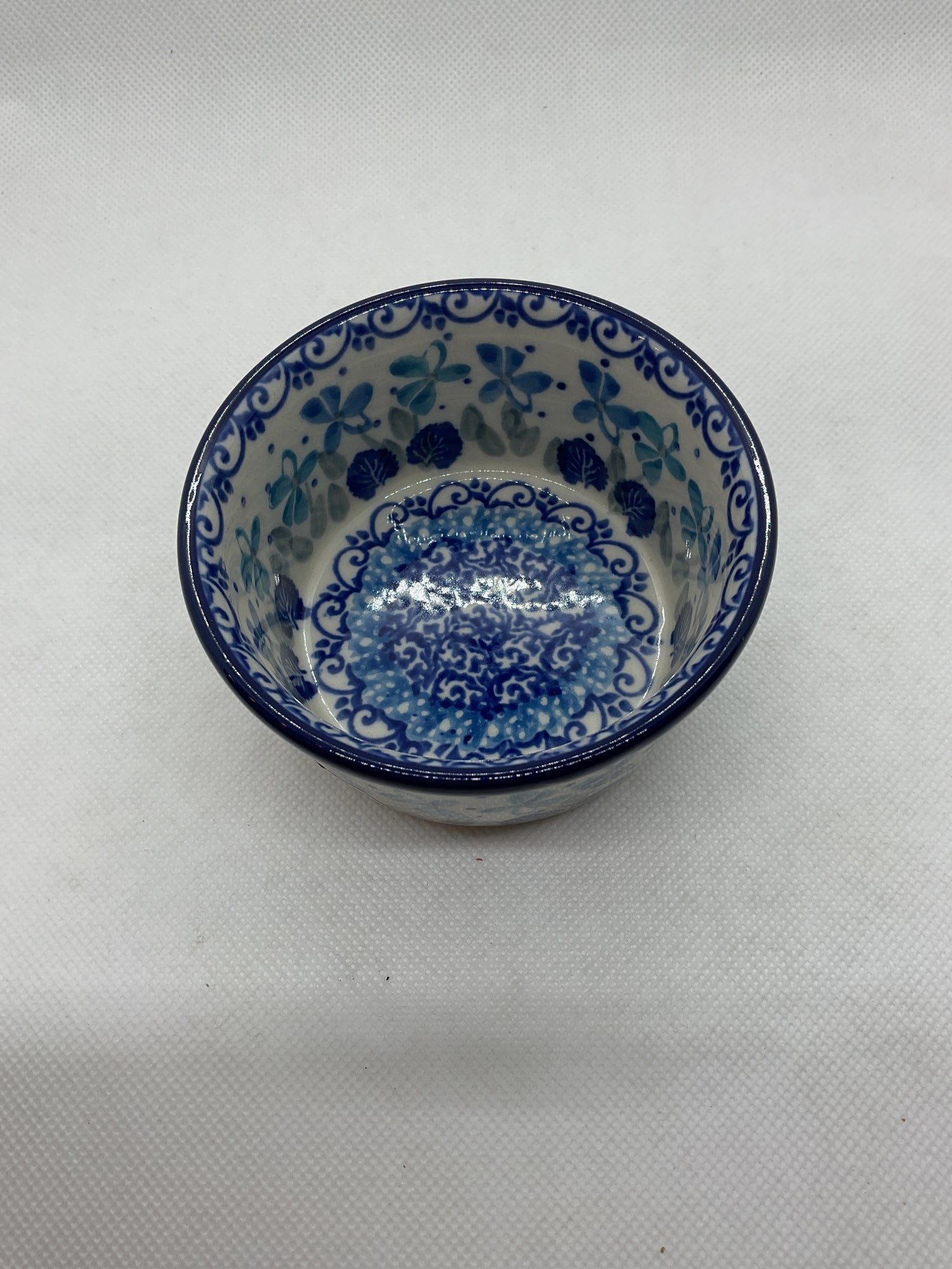 Blue Orchids Ramekin