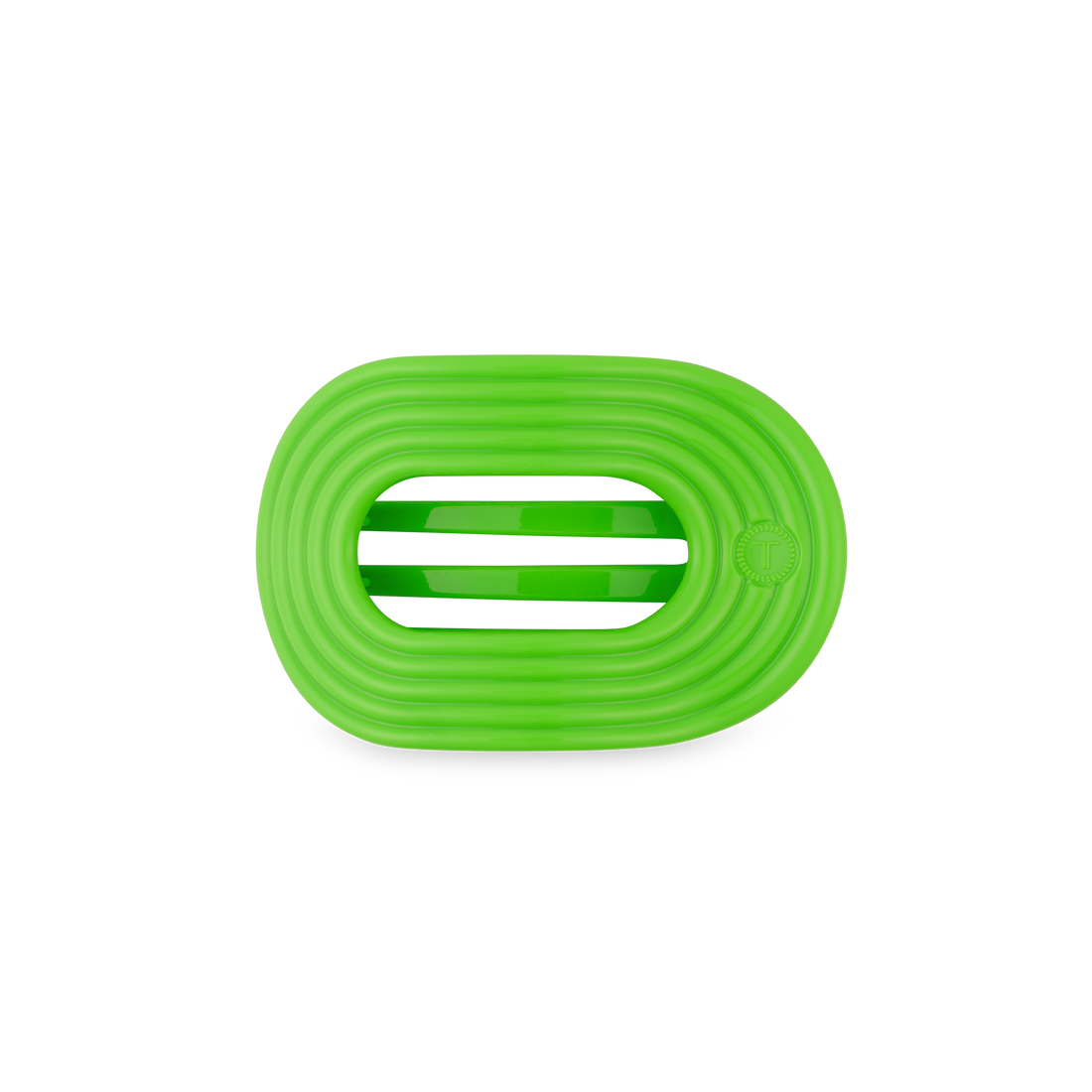 TELETIES - Flat Round Hair Clip | Small | Glow For It