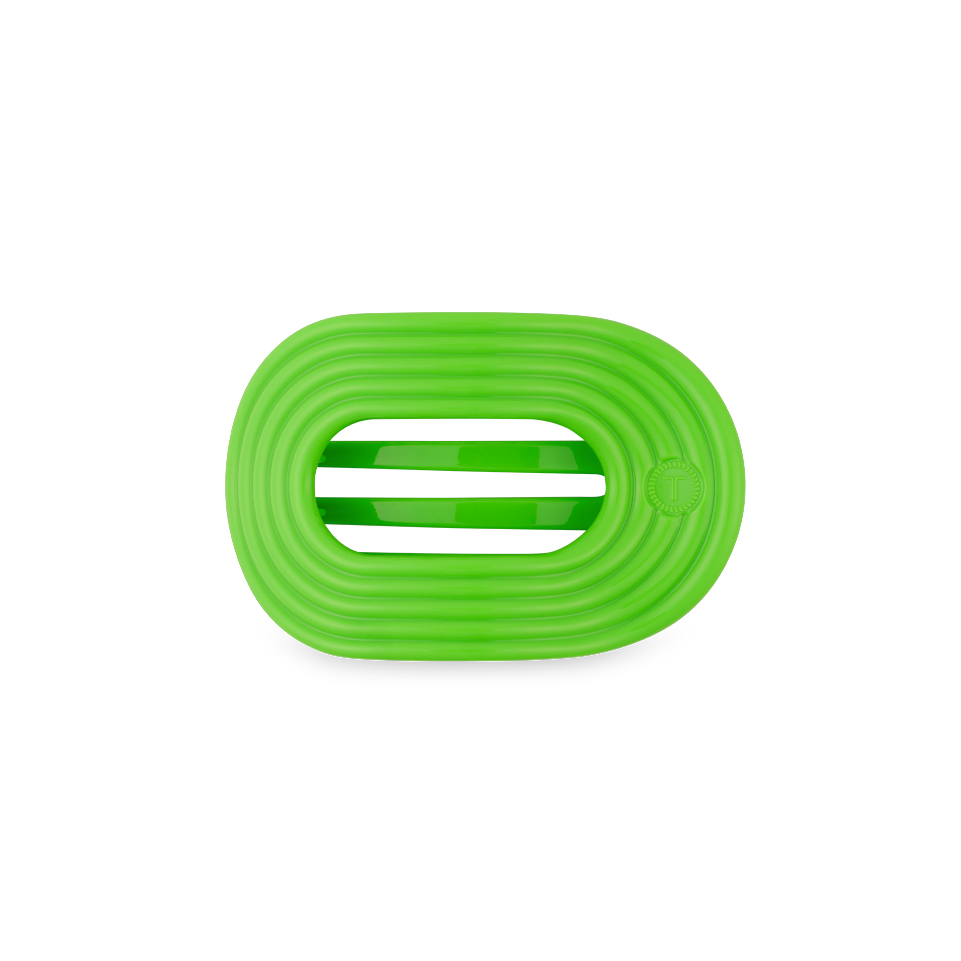 TELETIES - Flat Round Hair Clip | Small | Glow For It
