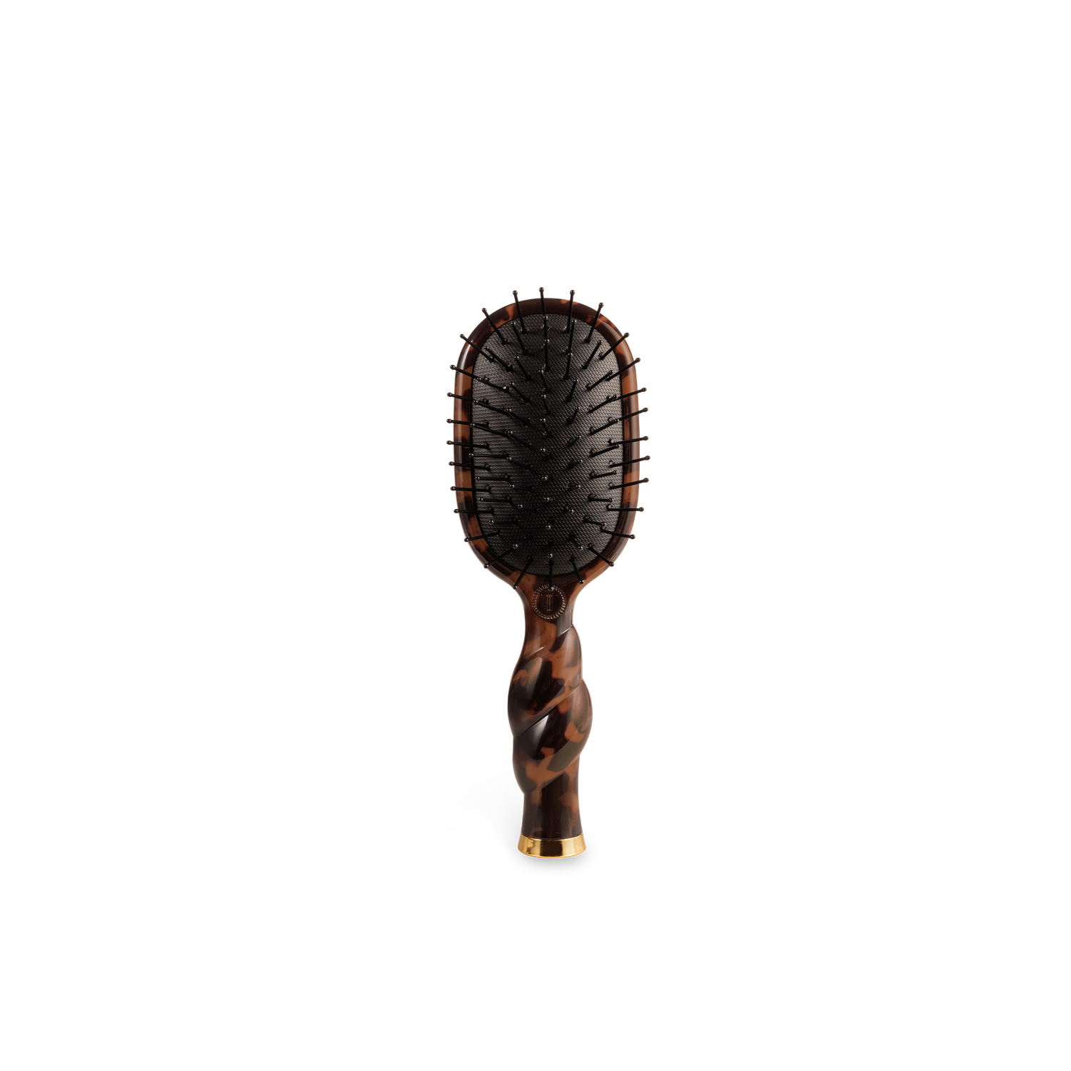 TELETIES - Mini Detangler Brush for Medium Hair - Tortoise
