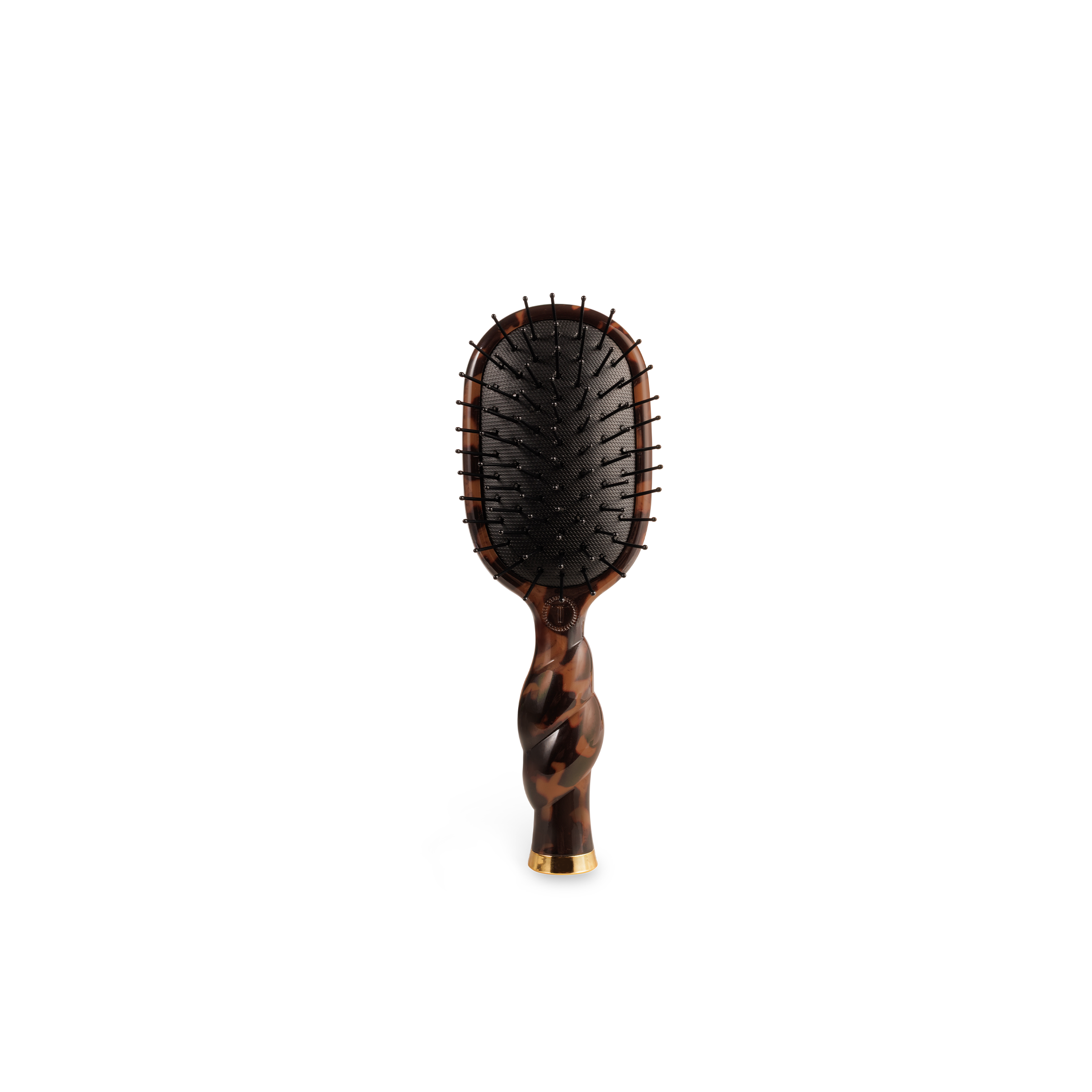 TELETIES - Mini Detangler Brush for Medium Hair - Tortoise