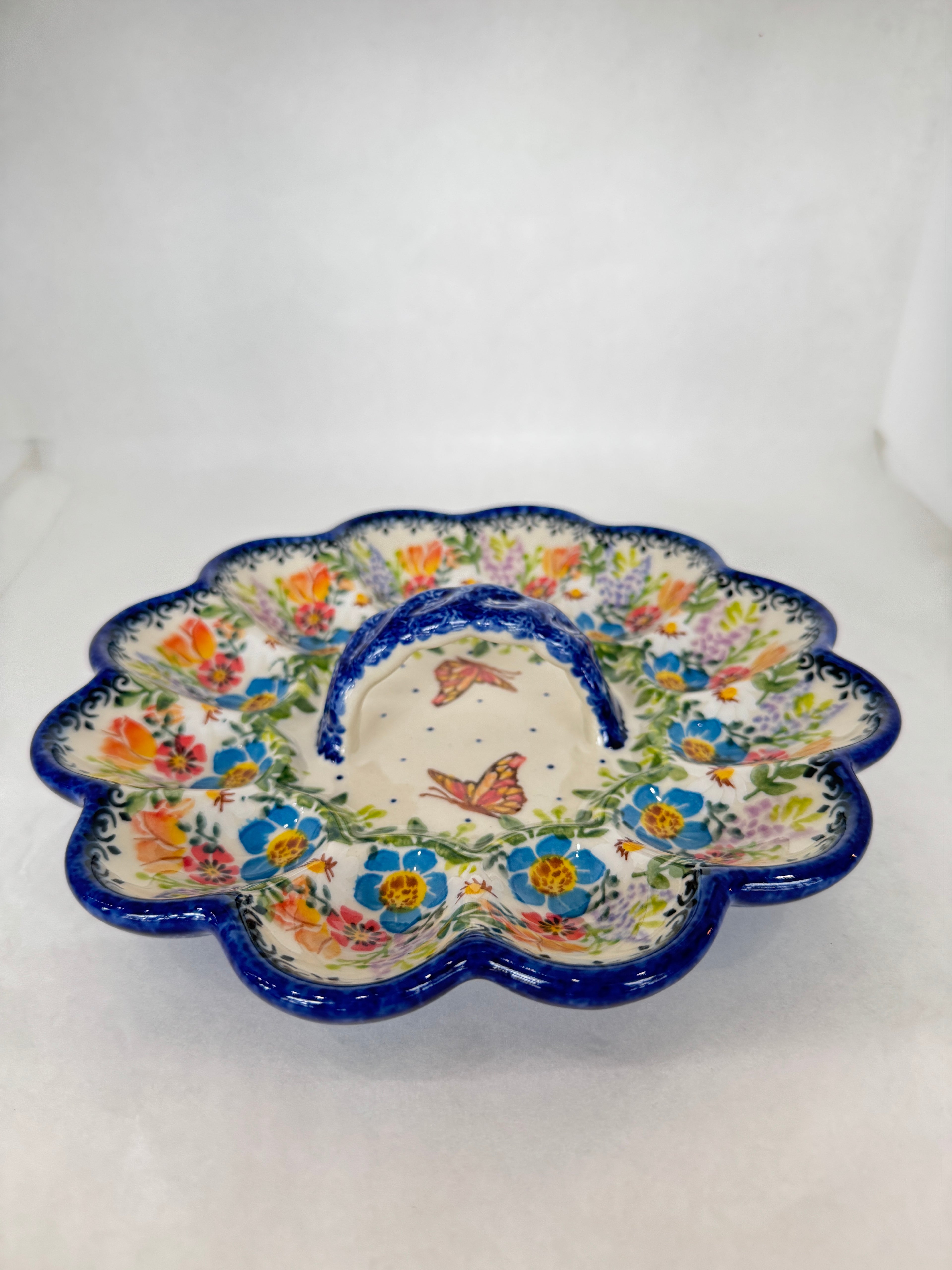 KALICH Egg Platter with Handle