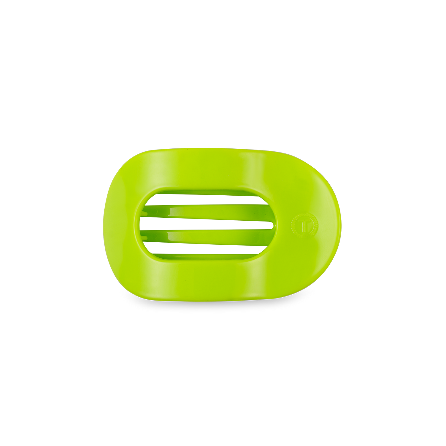 TELETIES - Flat Round Hair Clip | Small | Summer Brights