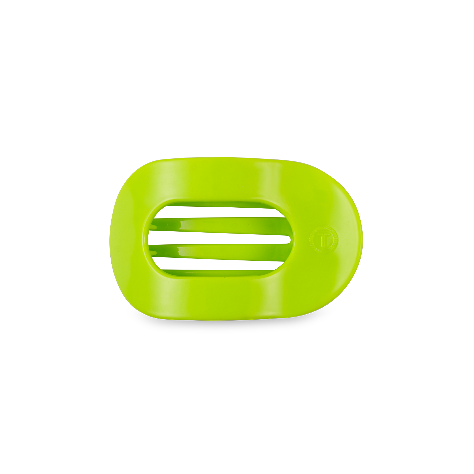 TELETIES - Flat Round Hair Clip | Small | Summer Brights
