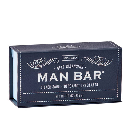 San Francisco Soap / Man Bar Soap - Silver Sage &amp; Bergamot Man Bar