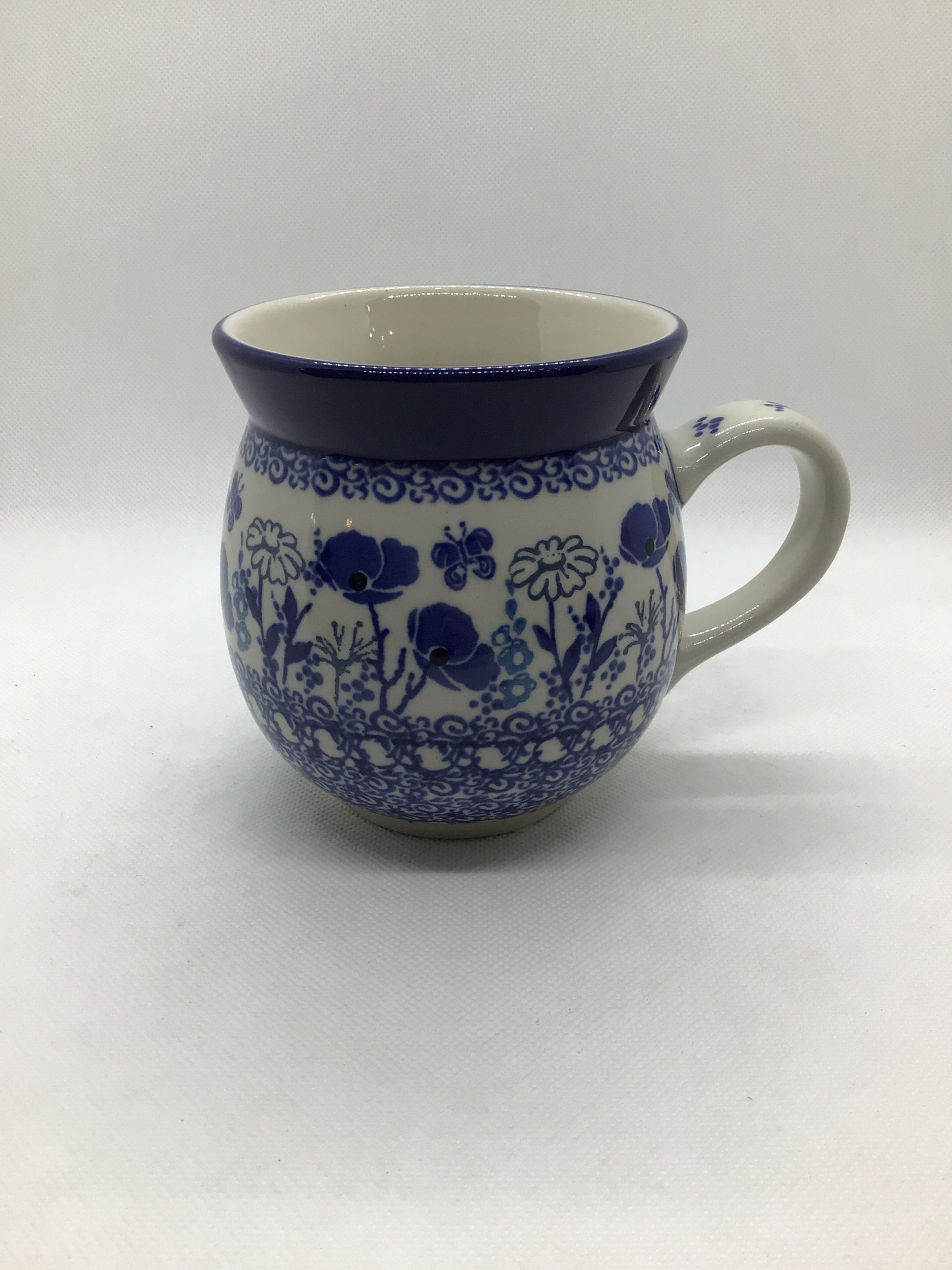 Evening Poppy Bubble Mug 16 oz.