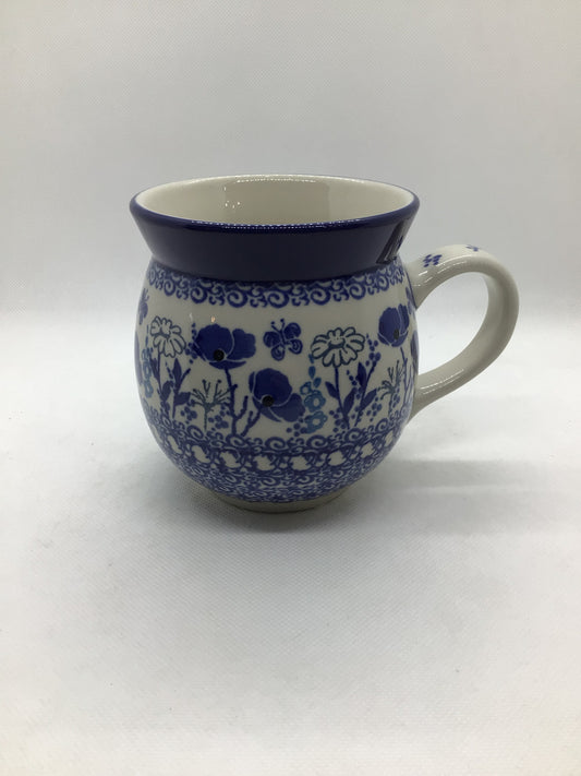 Evening Poppy Bubble Mug 16 oz.
