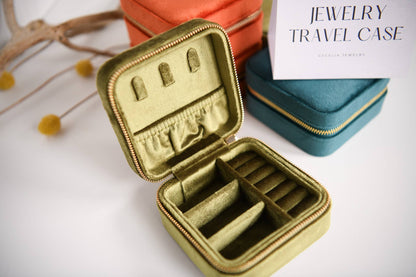 Square Jewelry Travel Cases