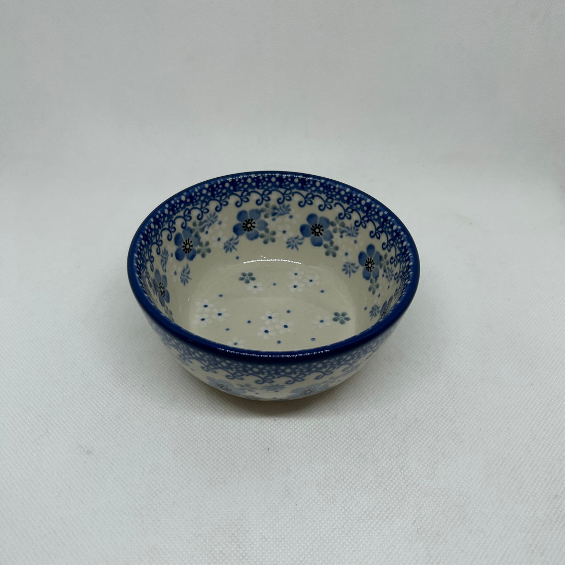 Blue Calico Ice Cream Bowl 4.5&