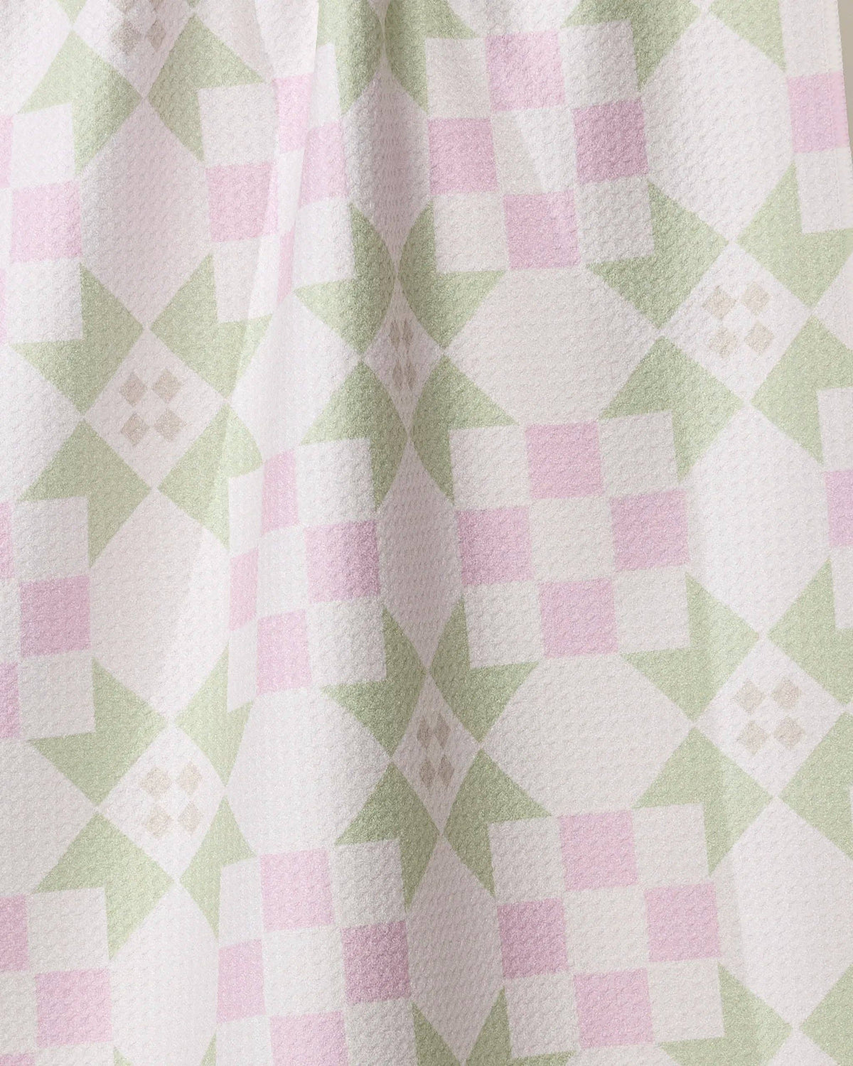 Geometry - Garden Quilt Tea Towel