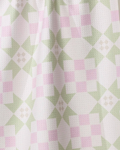 Geometry - Garden Quilt Tea Towel