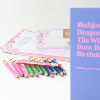 Mini Pencil Set - Mahjong Social Club