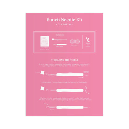 Chronicle Books - Cozy Cottage Punch Needle Kit
