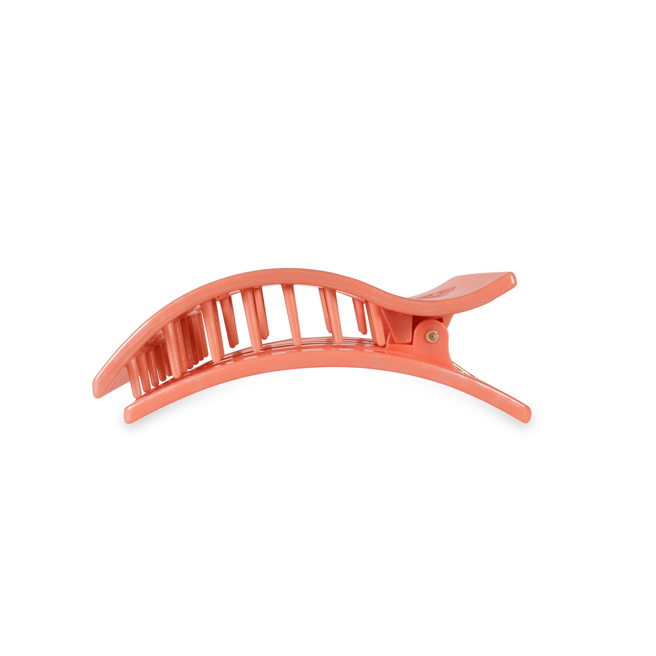 TELETIES - Flat Rectangle Hair Clip | Medium | Dreamsicle