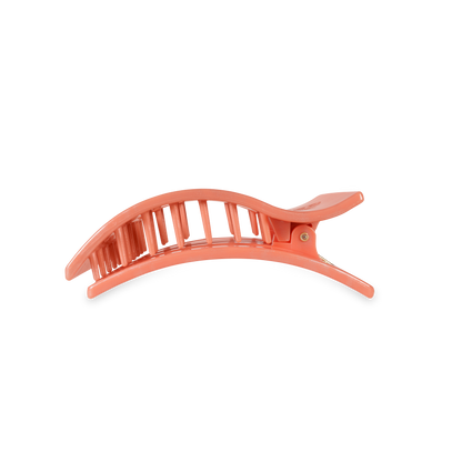 TELETIES - Flat Rectangle Hair Clip | Medium | Dreamsicle