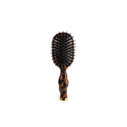 TELETIES - Mini Boar Brush | Tortoise
