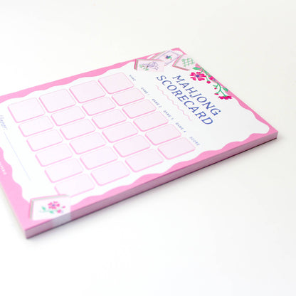 Mahjong Scorecard Notepad