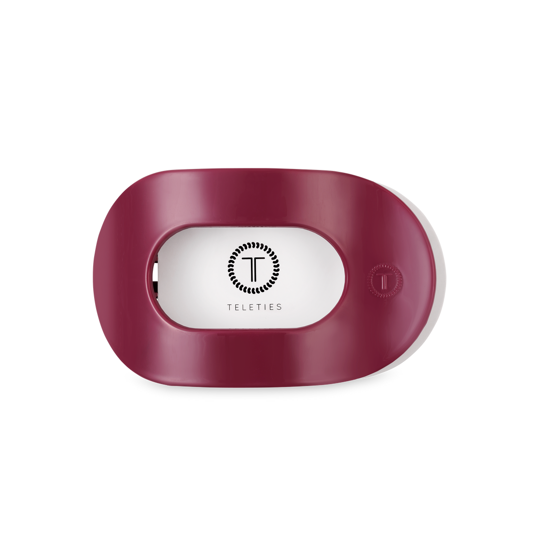 TELETIES - Flat Round Hair Clip | Medium | Wild Side