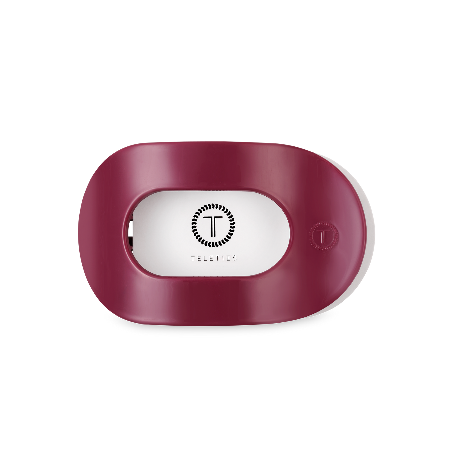 TELETIES - Flat Round Hair Clip | Medium | Wild Side