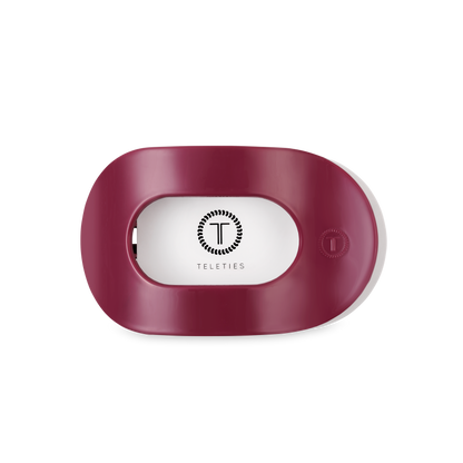TELETIES - Flat Round Hair Clip | Medium | Wild Side