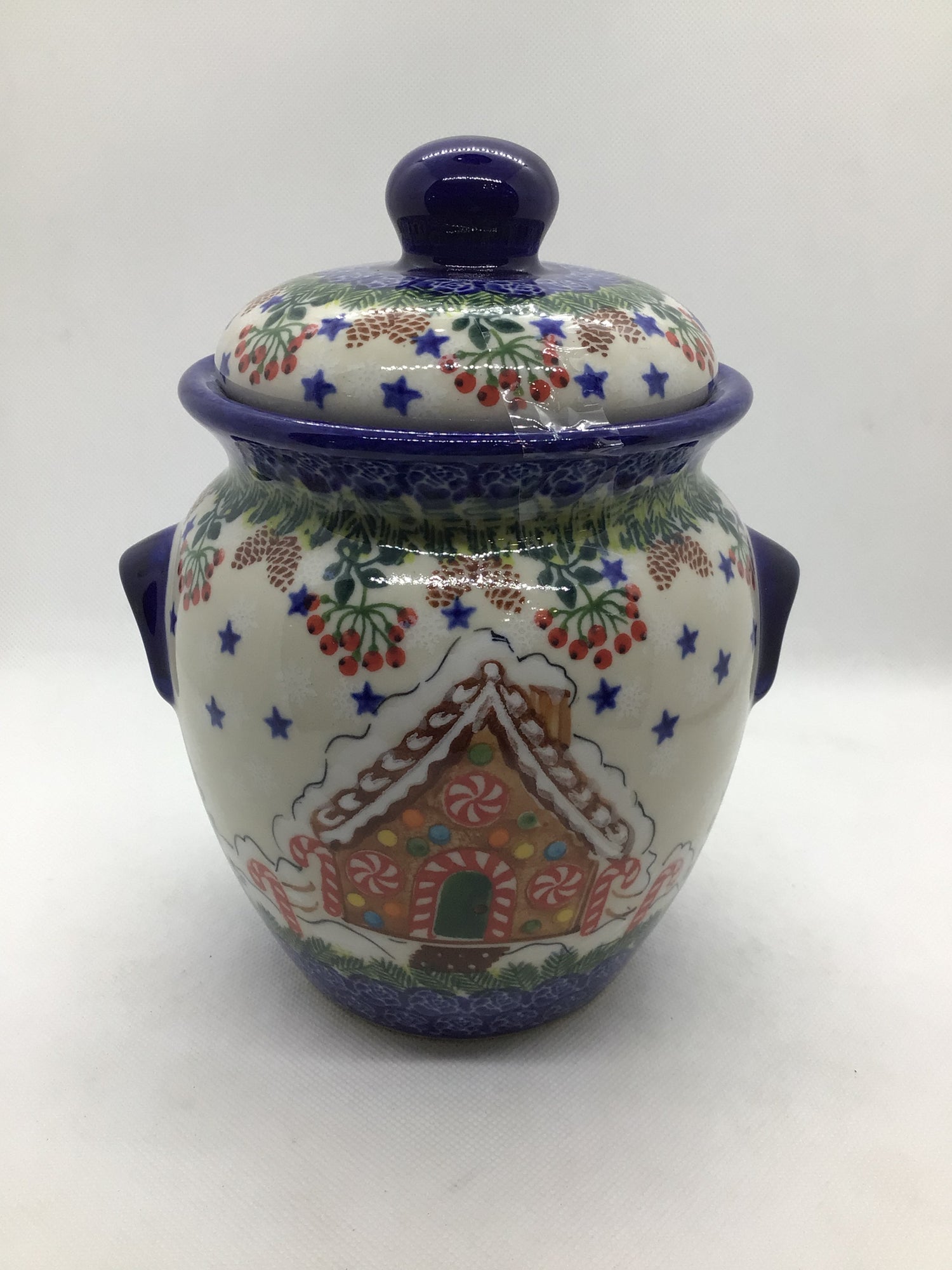 KALICH Gingerbread House Lidded Jar