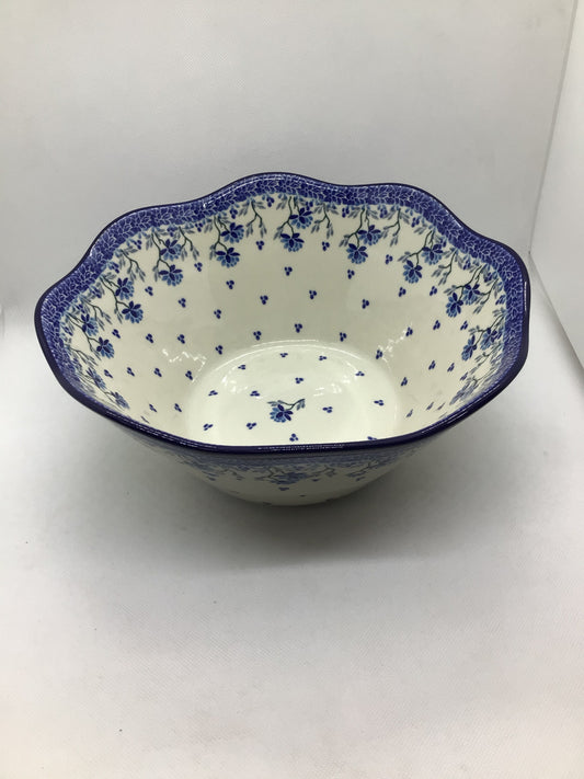 Clover Fields Wavy Edge Bowl 10"